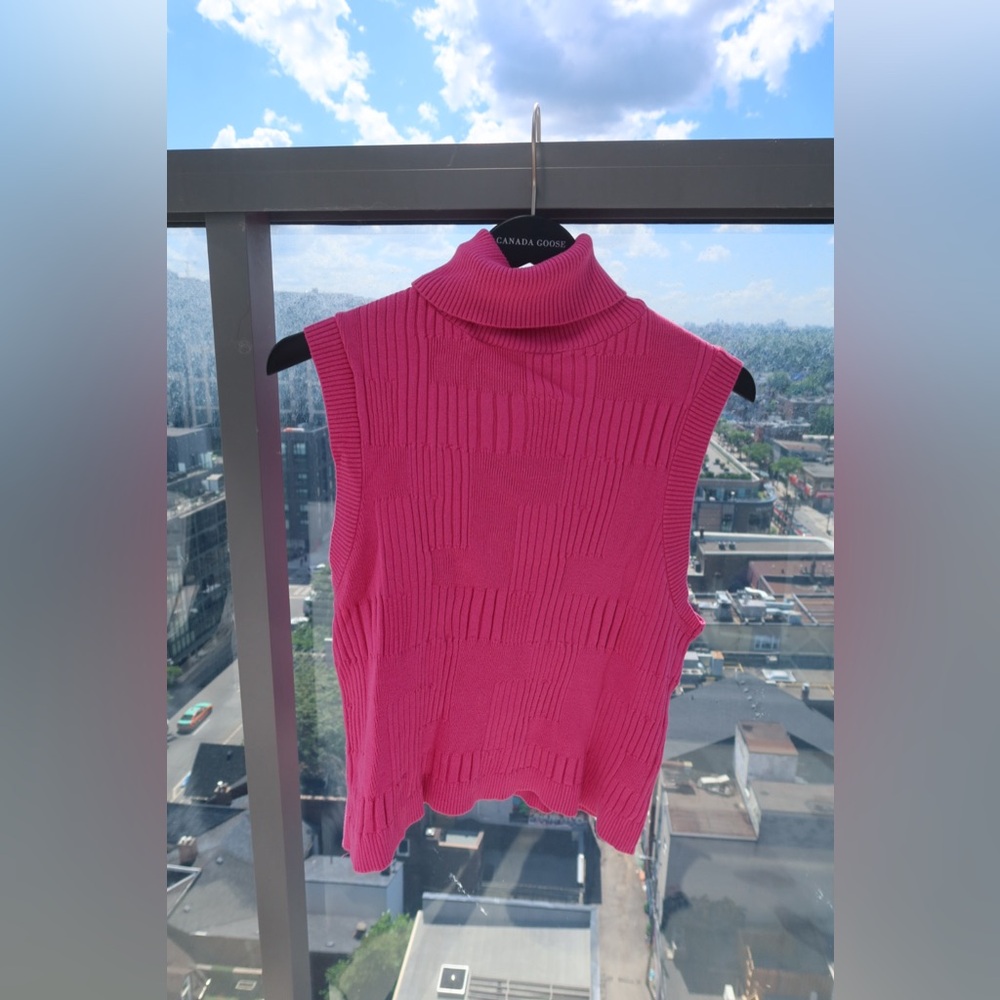 Pink Sweater Vest